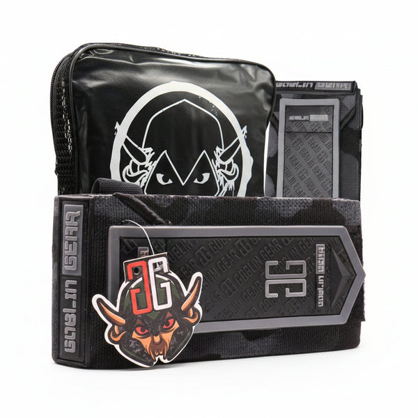 Goblin Gear RETRO 42" 2x Super Heavy Duty Elbow Wraps (Black Camo) – main product photo