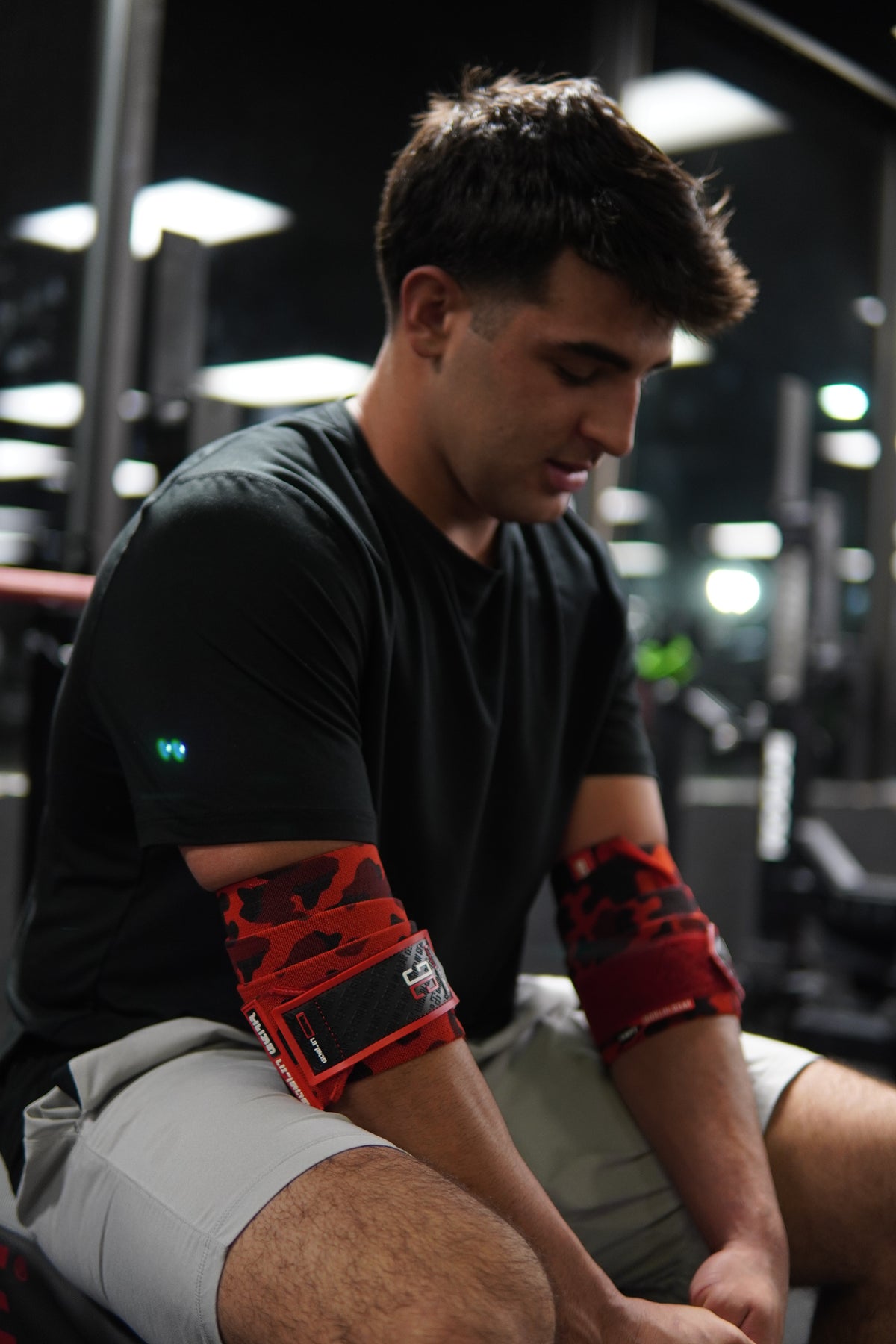 Goblin Gear 42" 2x Super Heavy Duty Elbow Wraps (Red Camo) – product photo 12 of 12