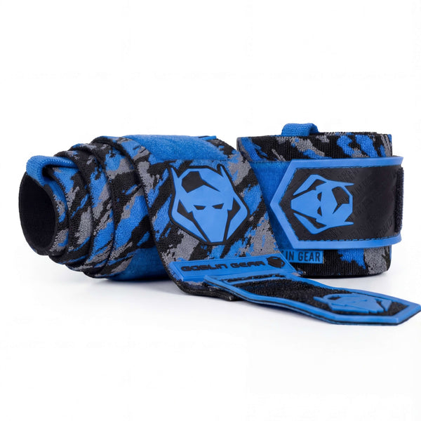 Goblin Gear 42" 4x Super Heavy Duty Elbow Wraps Blue Thunder – main product photo