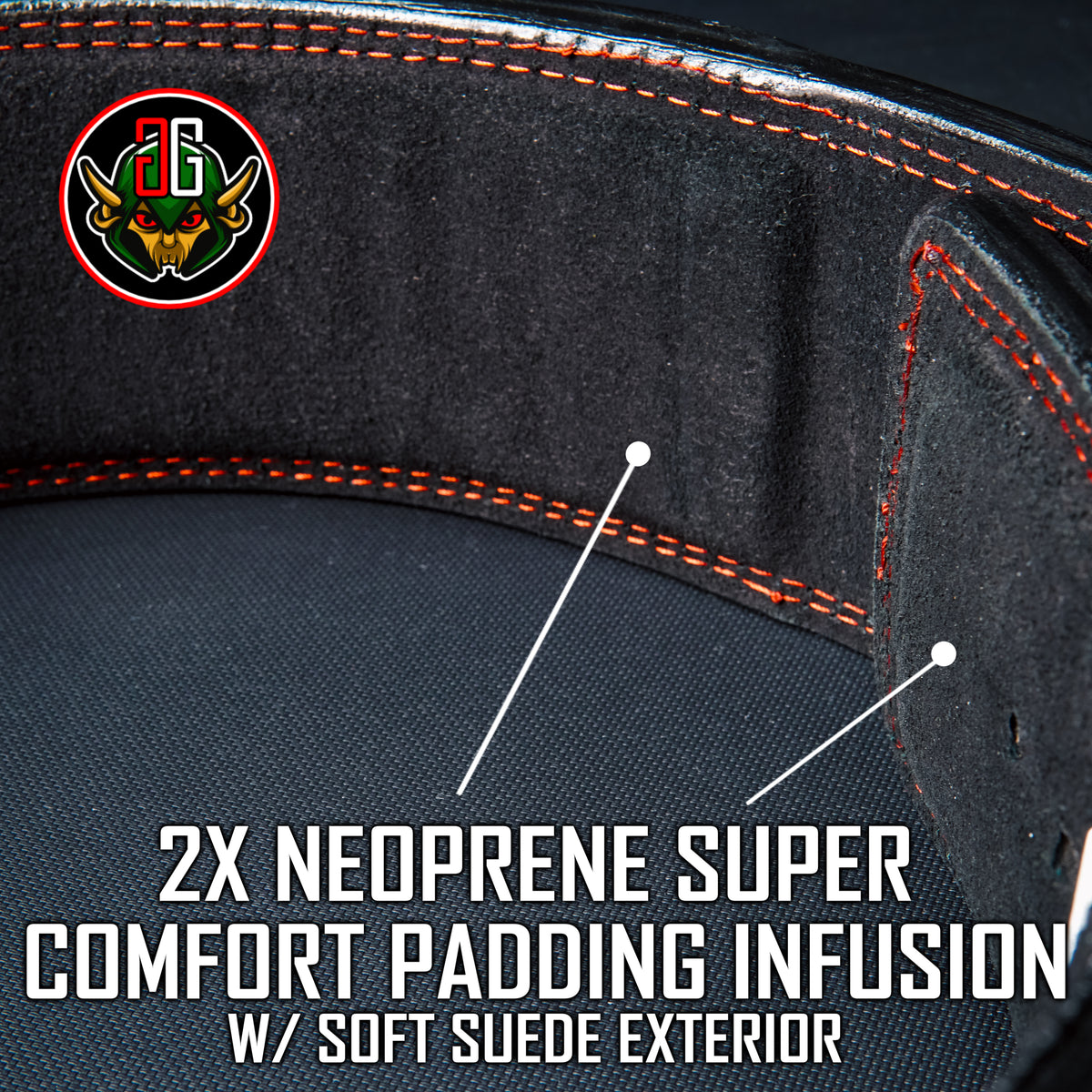 Goblin Gear 13mm 2x Super-Cushion Infused Lever Belt (100% Genuine Cowhide Leather) – product photo 3 of 12