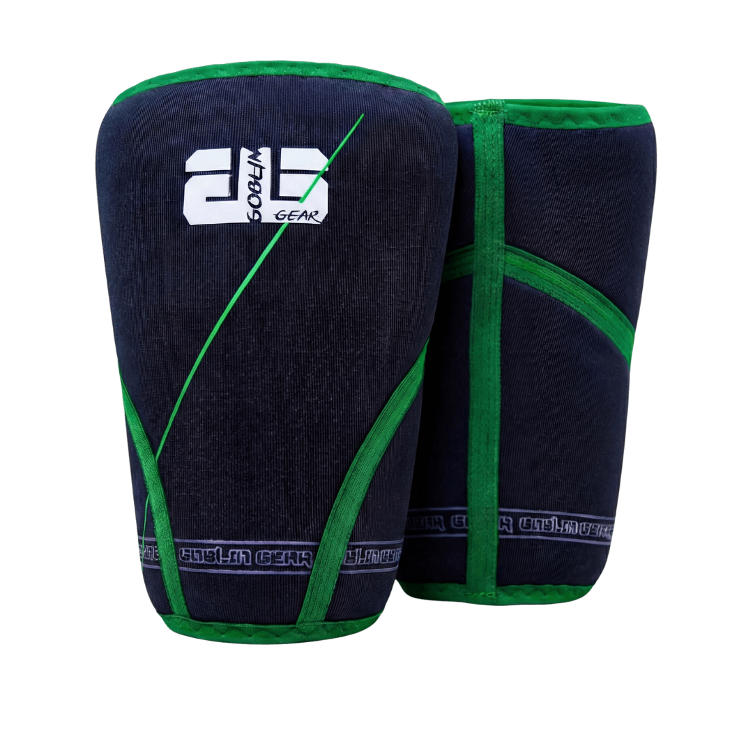 Goblin Gear 7mm 2x Super-Padded Knee Sleeves (Silicon Infused) – main product photo