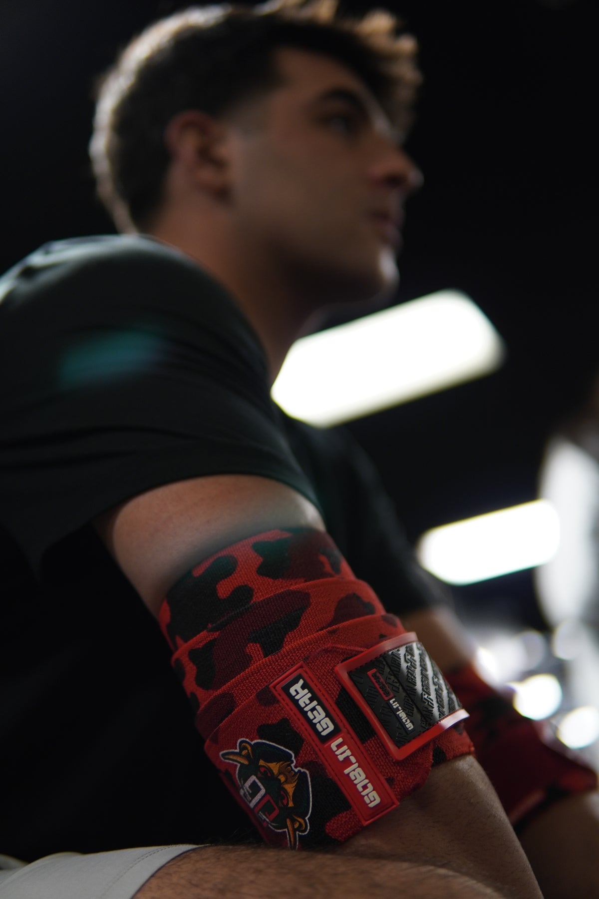 Goblin Gear 42" 2x Super Heavy Duty Elbow Wraps (Red Camo) – product photo 10 of 12