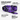 Goblin Gear 42" 4x Super Heavy Duty Elbow Wraps Midnight Purple – product photo 3 of 4