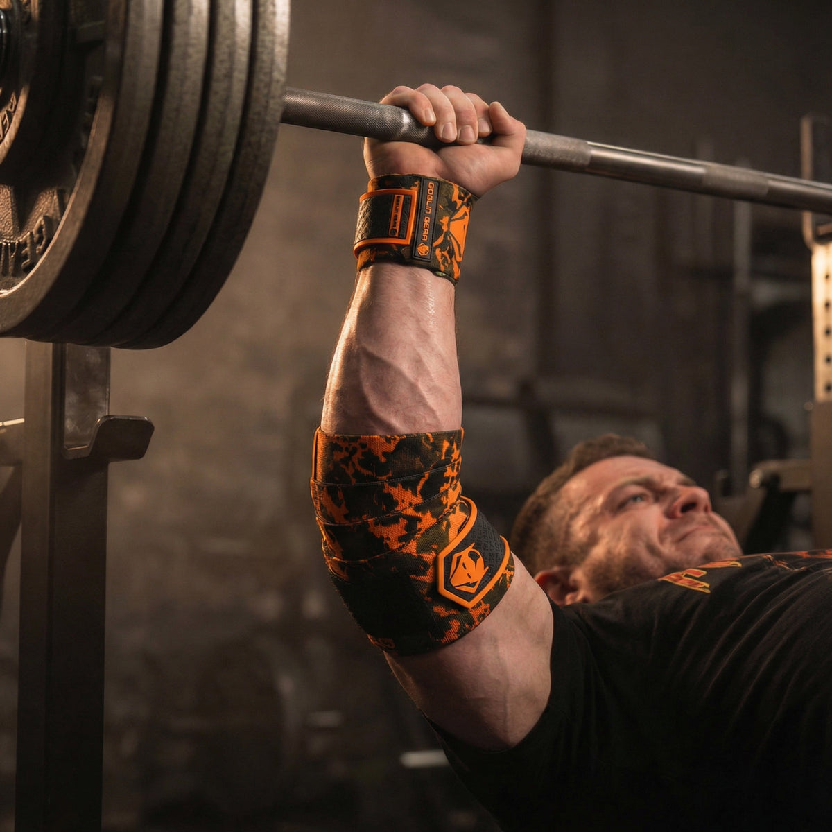 Goblin Gear MUTATED 48" 5x Super Heavy Duty Elbow Wraps Blazin' – product photo 6 of 6