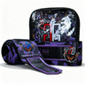 Goblin Gear RETRO 42" 4x Super Heavy Duty Elbow Wraps Midnight Purple – bundle contents photo